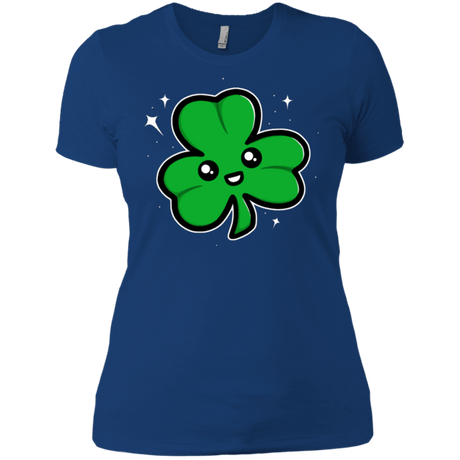 T-Shirts Royal / X-Small Super Cute Shamrock Women's Premium T-Shirt