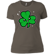 T-Shirts Warm Grey / X-Small Super Cute Shamrock Women's Premium T-Shirt