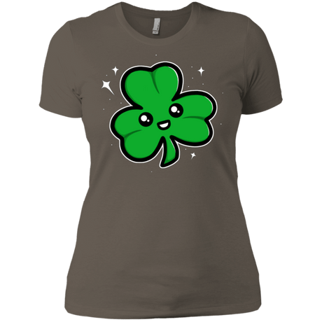 T-Shirts Warm Grey / X-Small Super Cute Shamrock Women's Premium T-Shirt