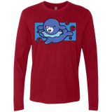 T-Shirts Cardinal / Small Super Cute Starter Popplio Men's Premium Long Sleeve