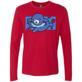 T-Shirts Red / Small Super Cute Starter Popplio Men's Premium Long Sleeve