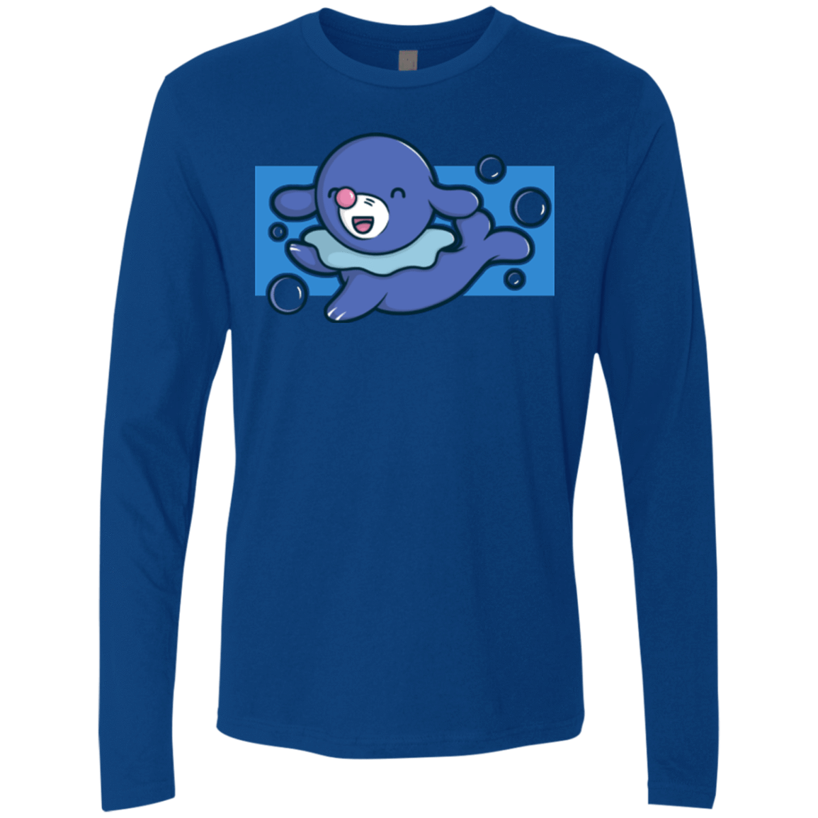 T-Shirts Royal / Small Super Cute Starter Popplio Men's Premium Long Sleeve