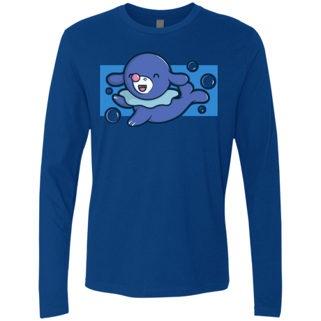 T-Shirts Royal / Small Super Cute Starter Popplio Men's Premium Long Sleeve