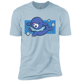 T-Shirts Light Blue / X-Small Super Cute Starter Popplio Men's Premium T-Shirt