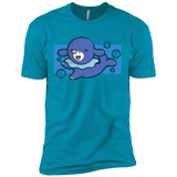 T-Shirts Turquoise / X-Small Super Cute Starter Popplio Men's Premium T-Shirt