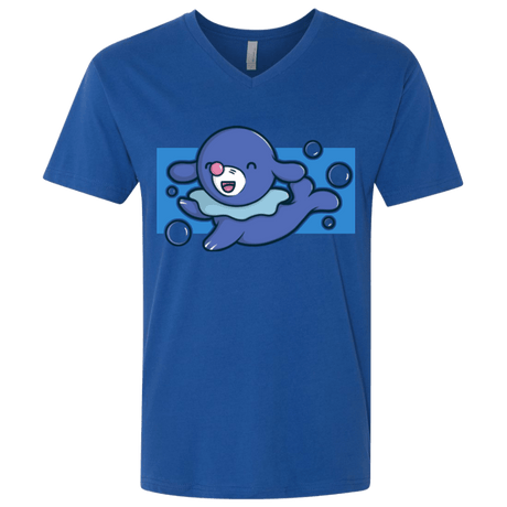 T-Shirts Royal / X-Small Super Cute Starter Popplio Men's Premium V-Neck