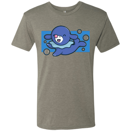 T-Shirts Venetian Grey / Small Super Cute Starter Popplio Men's Triblend T-Shirt