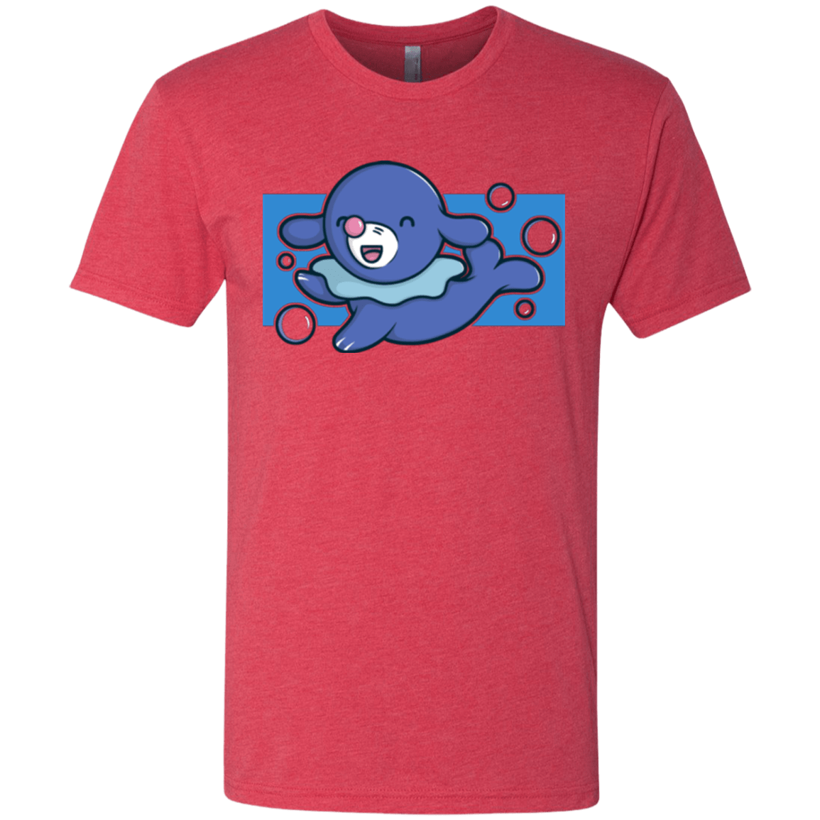 T-Shirts Vintage Red / Small Super Cute Starter Popplio Men's Triblend T-Shirt