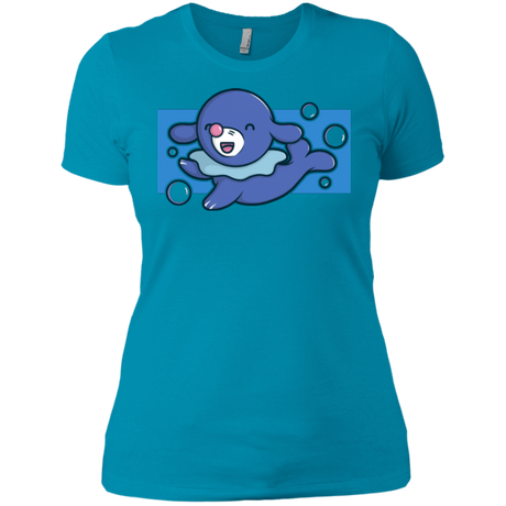 T-Shirts Turquoise / X-Small Super Cute Starter Popplio Women's Premium T-Shirt