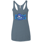 T-Shirts Indigo / X-Small Super Cute Starter Popplio Women's Triblend Racerback Tank