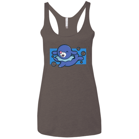 T-Shirts Macchiato / X-Small Super Cute Starter Popplio Women's Triblend Racerback Tank