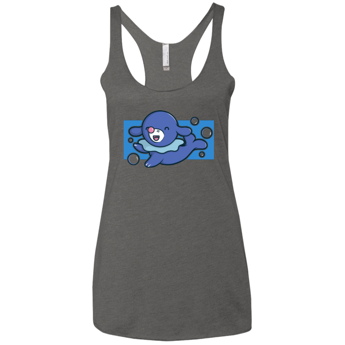 T-Shirts Premium Heather / X-Small Super Cute Starter Popplio Women's Triblend Racerback Tank