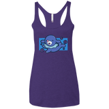 T-Shirts Purple / X-Small Super Cute Starter Popplio Women's Triblend Racerback Tank