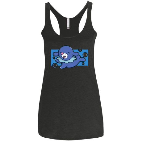 T-Shirts Vintage Black / X-Small Super Cute Starter Popplio Women's Triblend Racerback Tank