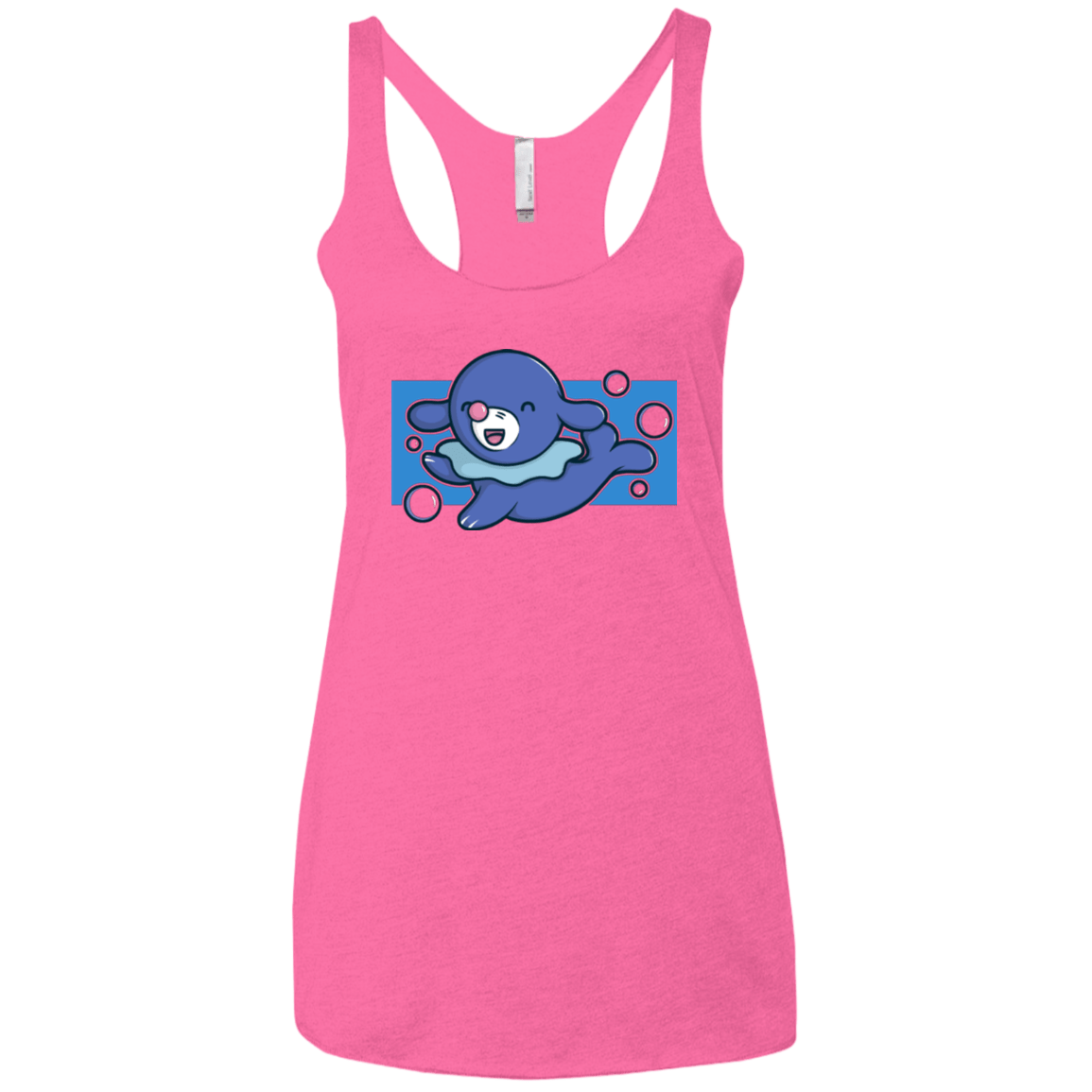T-Shirts Vintage Pink / X-Small Super Cute Starter Popplio Women's Triblend Racerback Tank