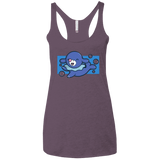 T-Shirts Vintage Purple / X-Small Super Cute Starter Popplio Women's Triblend Racerback Tank