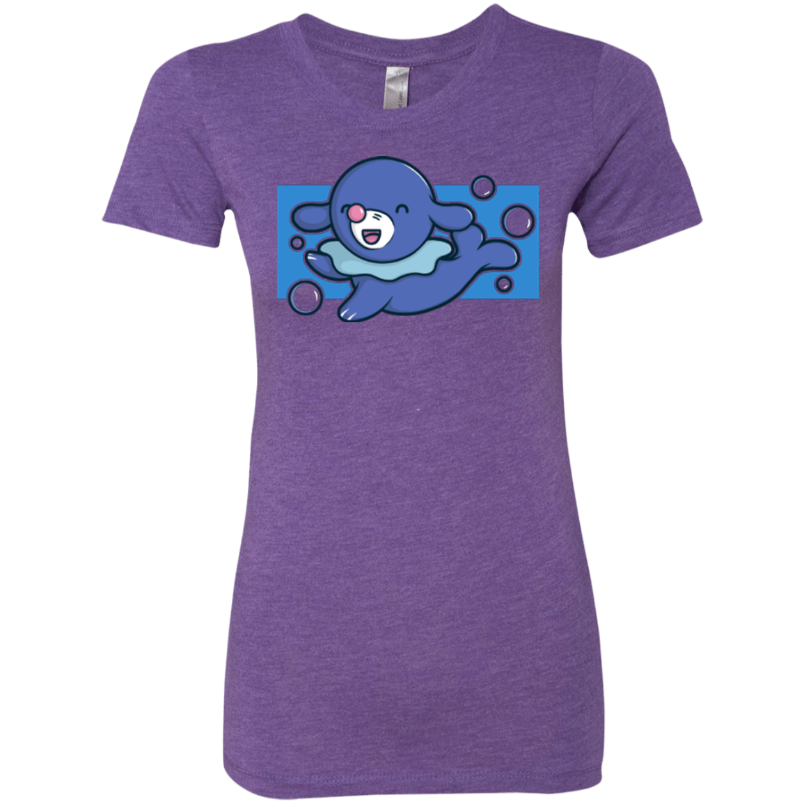 T-Shirts Purple Rush / Small Super Cute Starter Popplio Women's Triblend T-Shirt