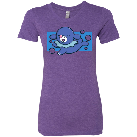 T-Shirts Purple Rush / Small Super Cute Starter Popplio Women's Triblend T-Shirt