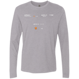 T-Shirts Heather Grey / Small Super Dead Bros Men's Premium Long Sleeve