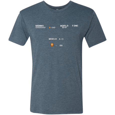 T-Shirts Indigo / Small Super Dead Bros Men's Triblend T-Shirt