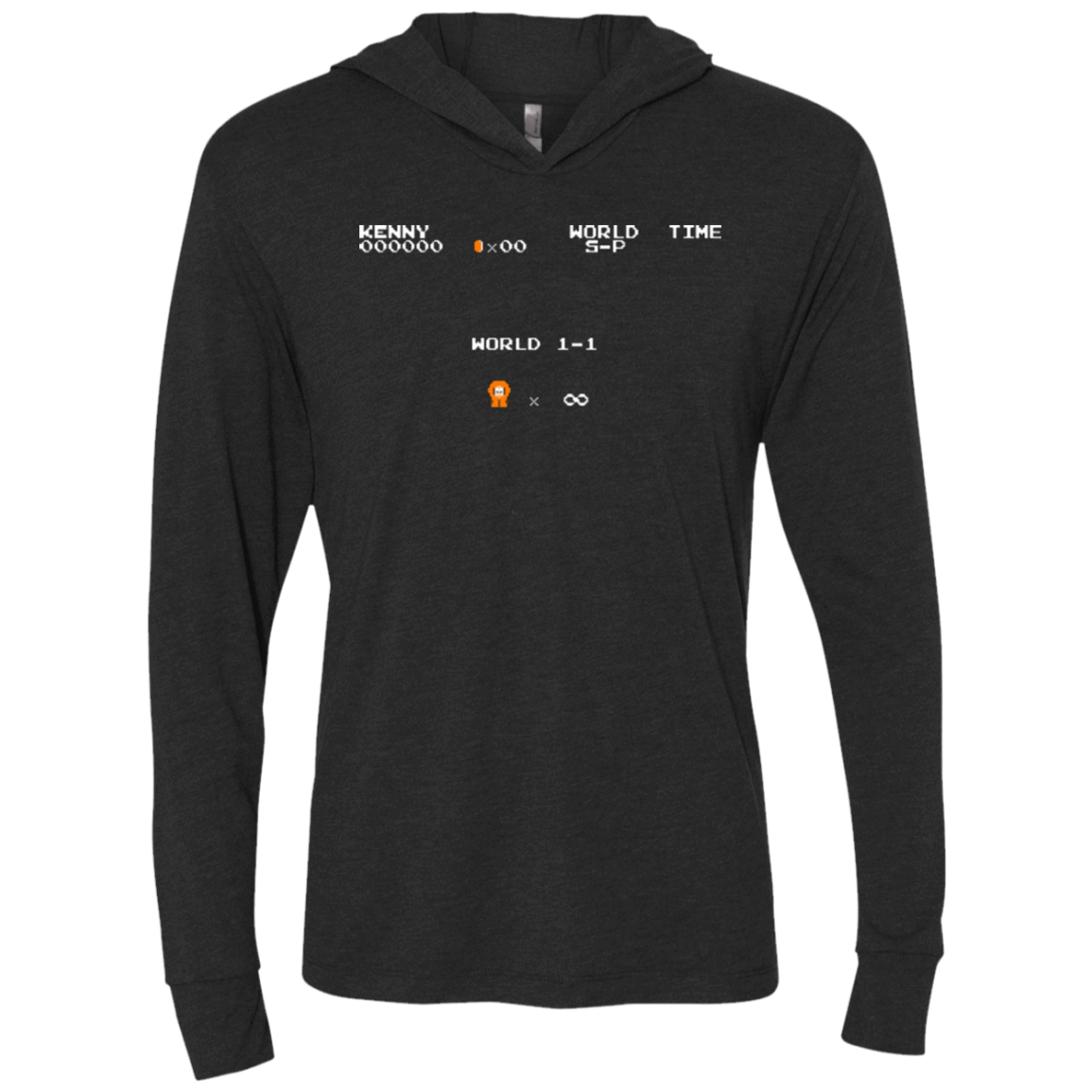 T-Shirts Vintage Black / X-Small Super Dead Bros Triblend Long Sleeve Hoodie Tee