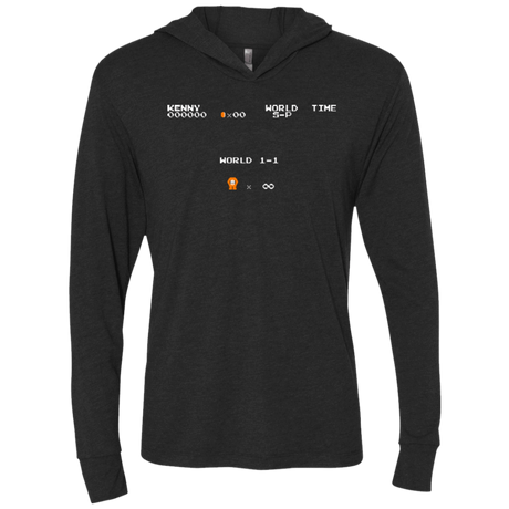 T-Shirts Vintage Black / X-Small Super Dead Bros Triblend Long Sleeve Hoodie Tee