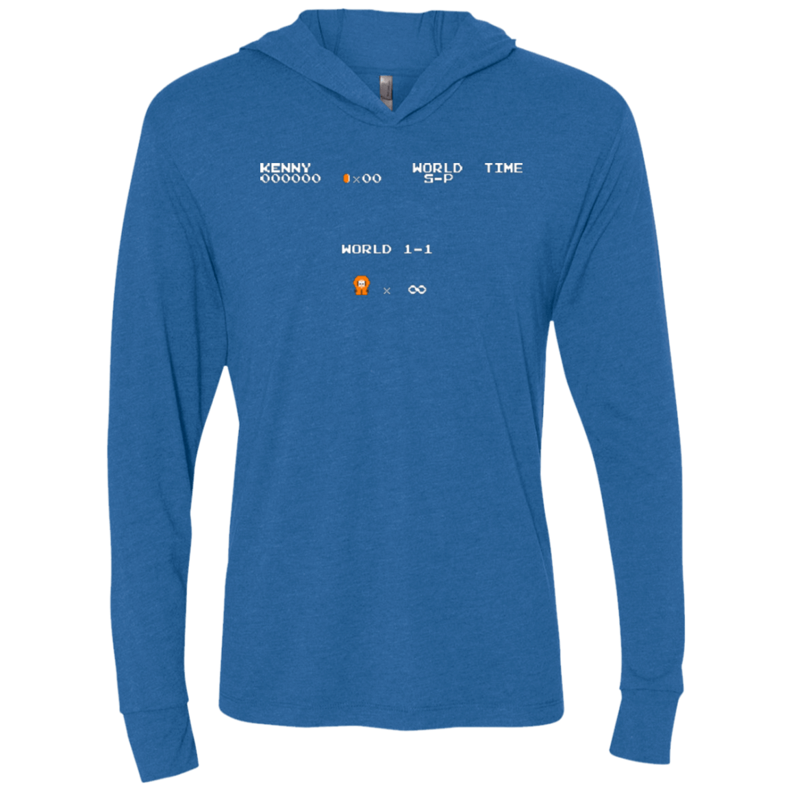 T-Shirts Vintage Royal / X-Small Super Dead Bros Triblend Long Sleeve Hoodie Tee