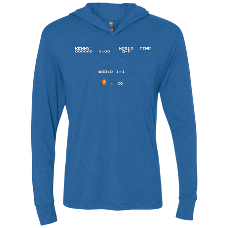 T-Shirts Vintage Royal / X-Small Super Dead Bros Triblend Long Sleeve Hoodie Tee