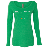T-Shirts Envy / Small Super Dead Bros Women's Triblend Long Sleeve Shirt