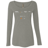 T-Shirts Venetian Grey / Small Super Dead Bros Women's Triblend Long Sleeve Shirt