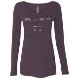 T-Shirts Vintage Purple / Small Super Dead Bros Women's Triblend Long Sleeve Shirt