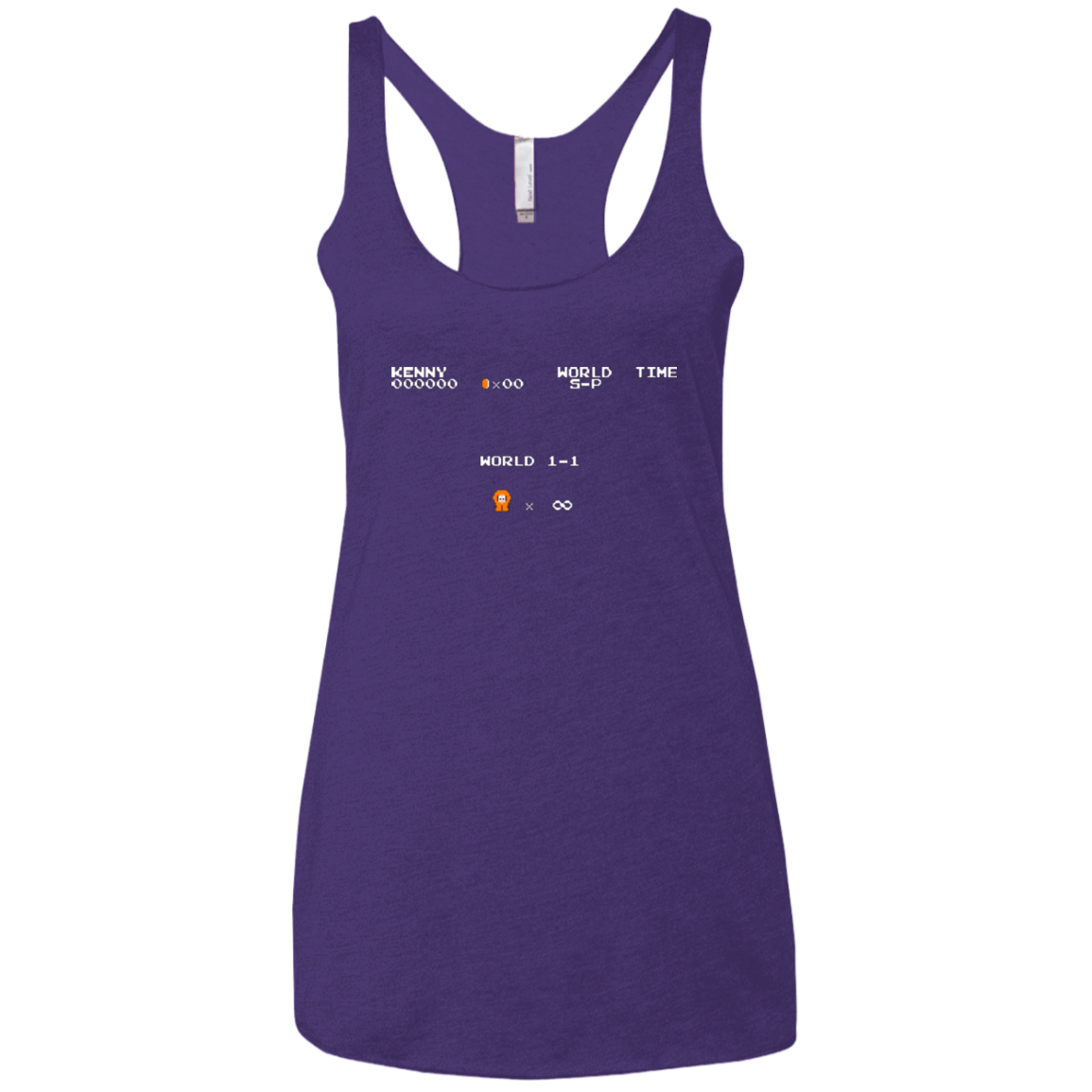 T-Shirts Purple / X-Small Super Dead Bros Women's Triblend Racerback Tank