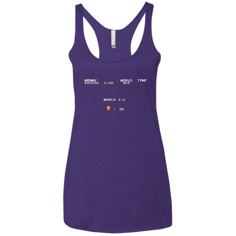 T-Shirts Purple / X-Small Super Dead Bros Women's Triblend Racerback Tank