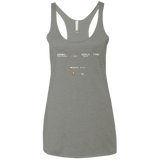 T-Shirts Venetian Grey / X-Small Super Dead Bros Women's Triblend Racerback Tank