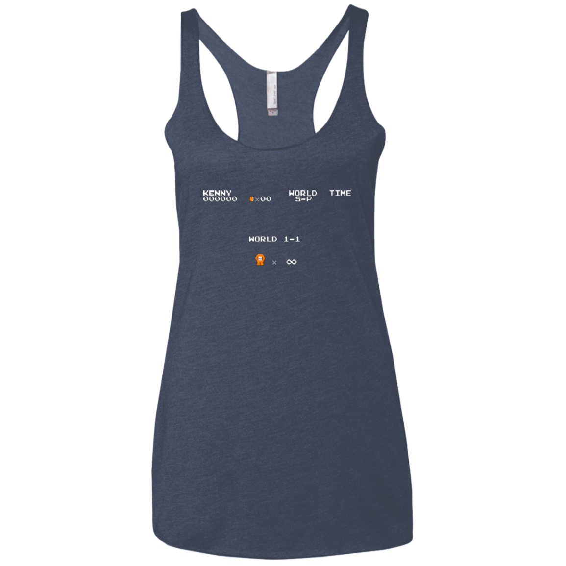 T-Shirts Vintage Navy / X-Small Super Dead Bros Women's Triblend Racerback Tank