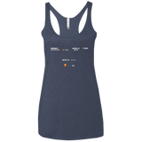 T-Shirts Vintage Navy / X-Small Super Dead Bros Women's Triblend Racerback Tank