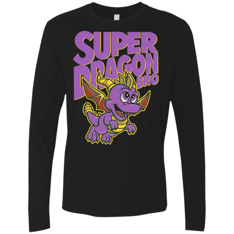 T-Shirts Black / Small Super Dragon Bros Men's Premium Long Sleeve