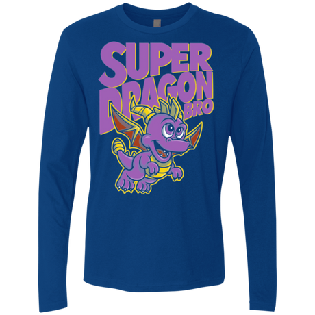 T-Shirts Royal / Small Super Dragon Bros Men's Premium Long Sleeve