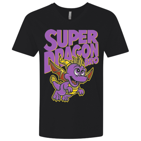 T-Shirts Black / X-Small Super Dragon Bros Men's Premium V-Neck