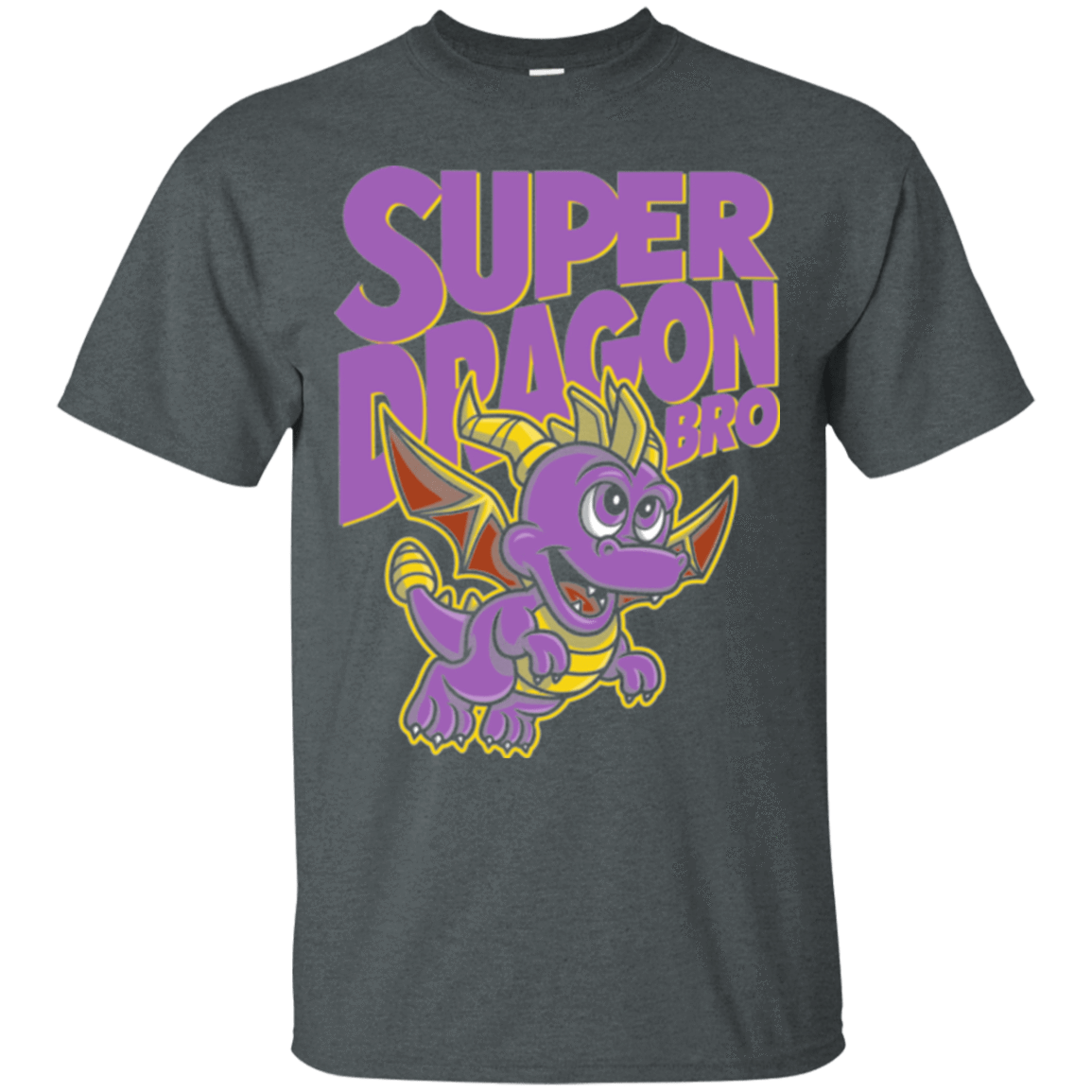 T-Shirts Dark Heather / Small Super Dragon Bros T-Shirt