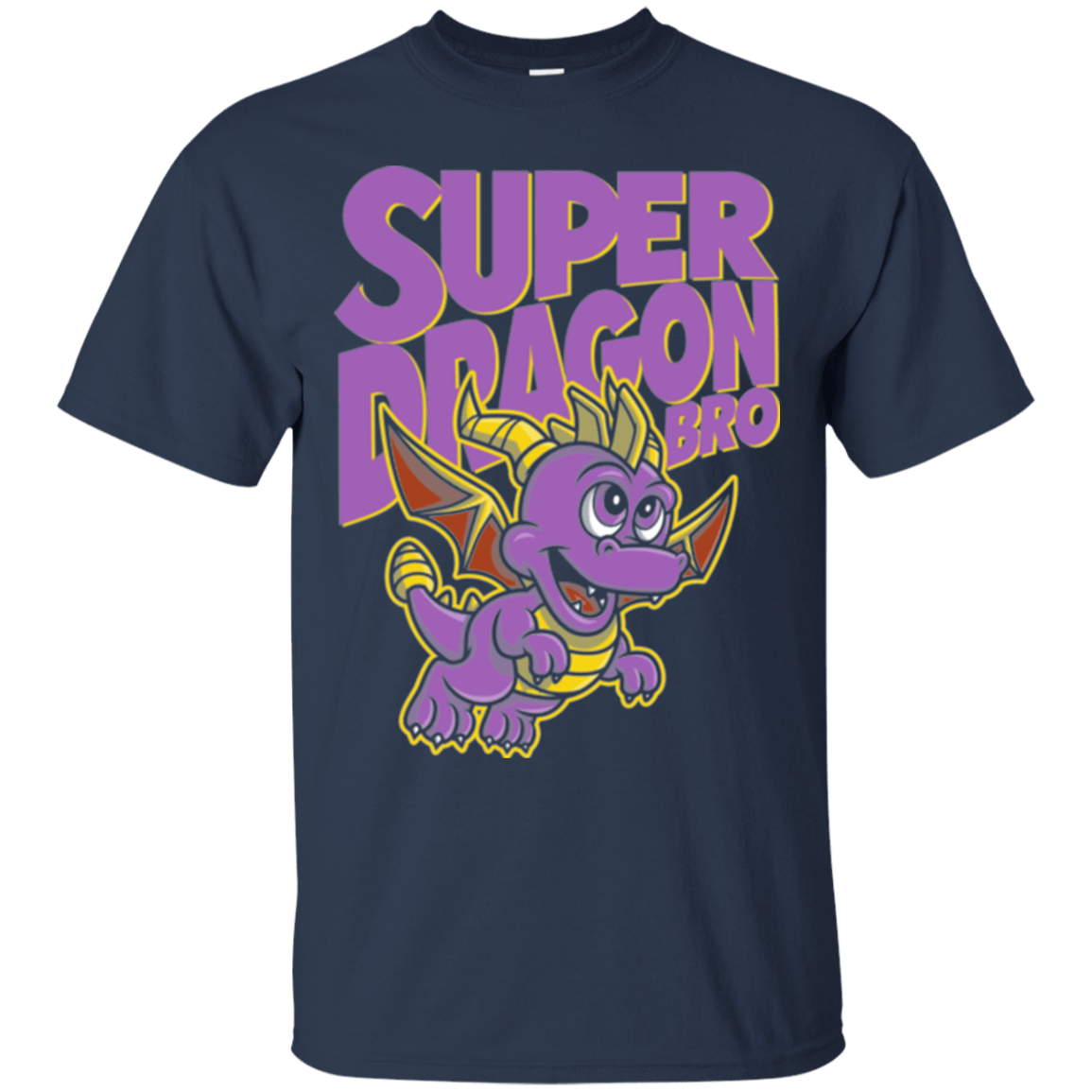 T-Shirts Navy / Small Super Dragon Bros T-Shirt