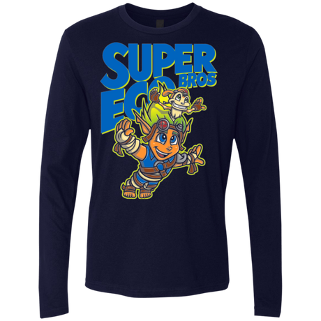 T-Shirts Midnight Navy / Small Super Eco Bros Men's Premium Long Sleeve