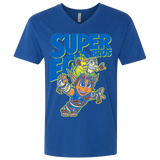 T-Shirts Royal / X-Small Super Eco Bros Men's Premium V-Neck