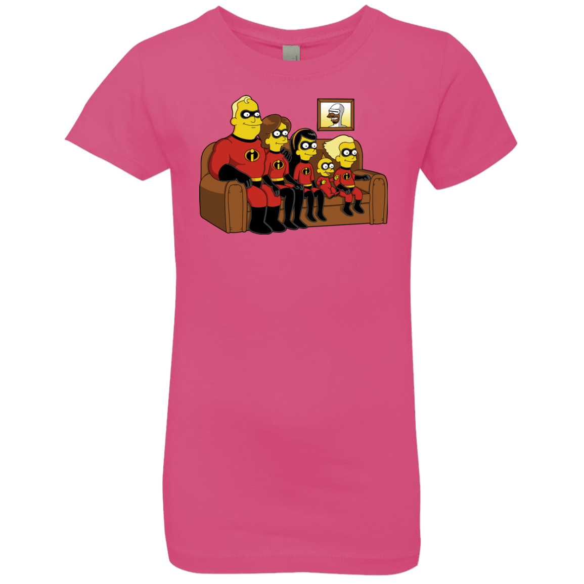 T-Shirts Hot Pink / YXS Super Family Girls Premium T-Shirt