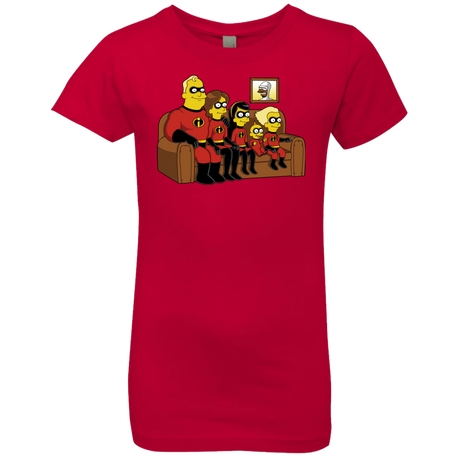 T-Shirts Red / YXS Super Family Girls Premium T-Shirt
