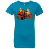 T-Shirts Turquoise / YXS Super Family Girls Premium T-Shirt