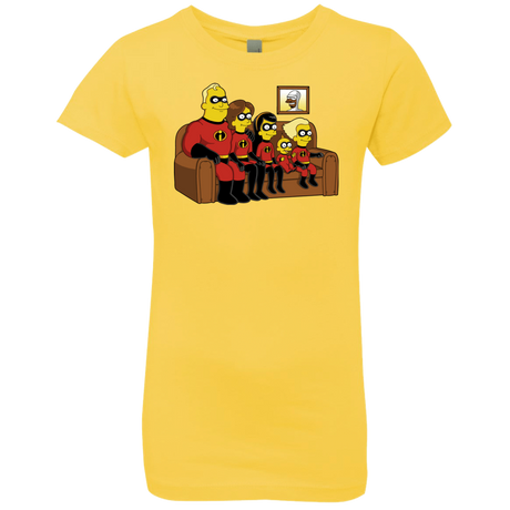 T-Shirts Vibrant Yellow / YXS Super Family Girls Premium T-Shirt