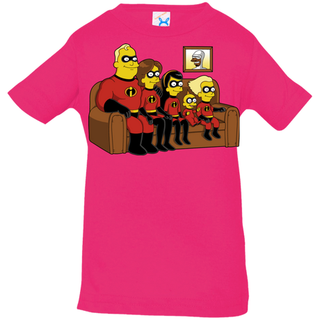 T-Shirts Hot Pink / 6 Months Super Family Infant Premium T-Shirt