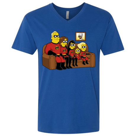 T-Shirts Royal / X-Small Super Family Men's Premium V-Neck