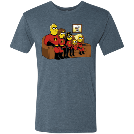 T-Shirts Indigo / S Super Family Men's Triblend T-Shirt